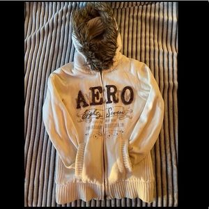 Aeropostale Faux Fur Hoodie Winter / Fall